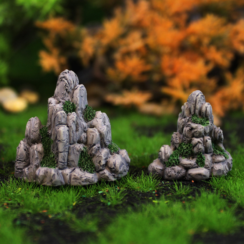 Aquarium Moss - Мини-горный миниатюрный искусственный камень, искусственные горные