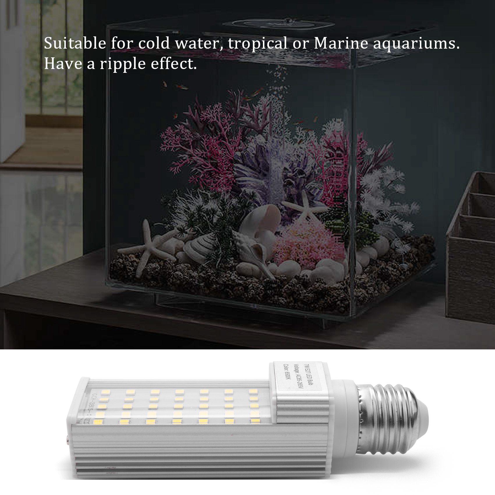 Aquarium Plant Light - Светодиодная лампа A56P-Fishpod White Plant Aquarium