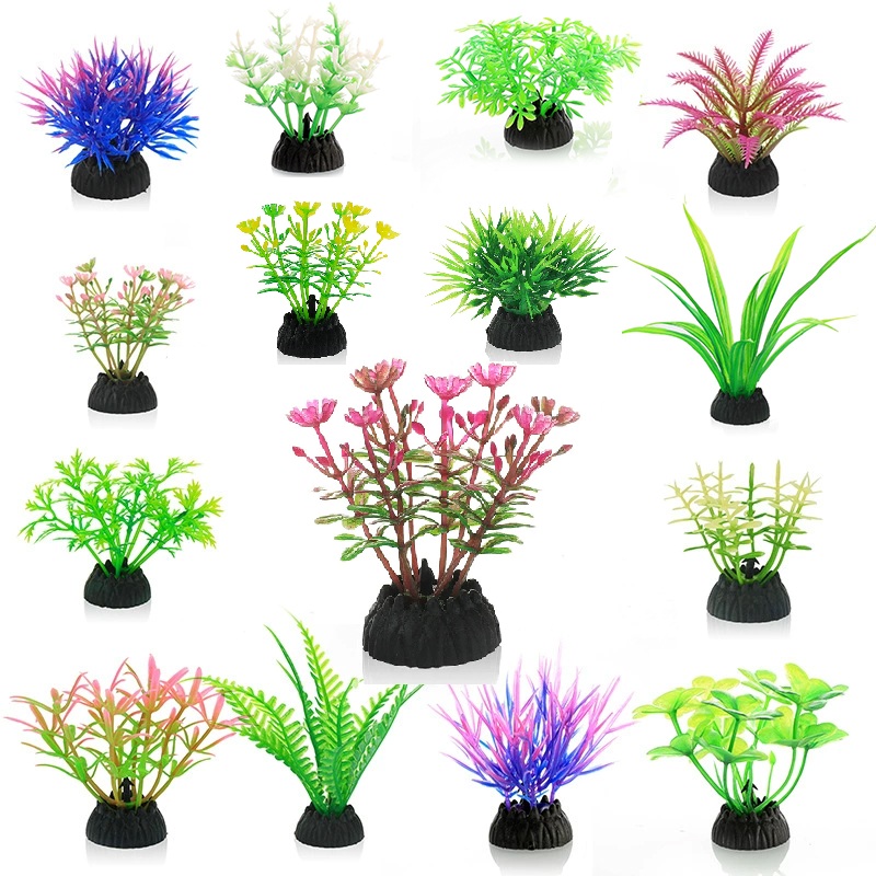Aquarium Plant Substrate - Имитация искусственных растений, ПВХ, подводная вода,