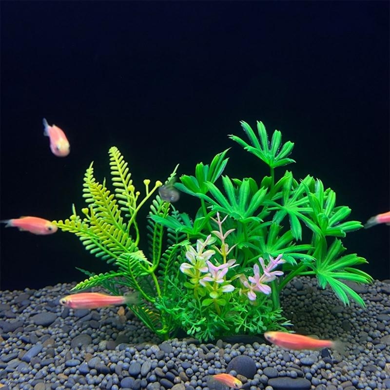Искусственное украшение для ак – обзор и цена Live Plant Aquarium