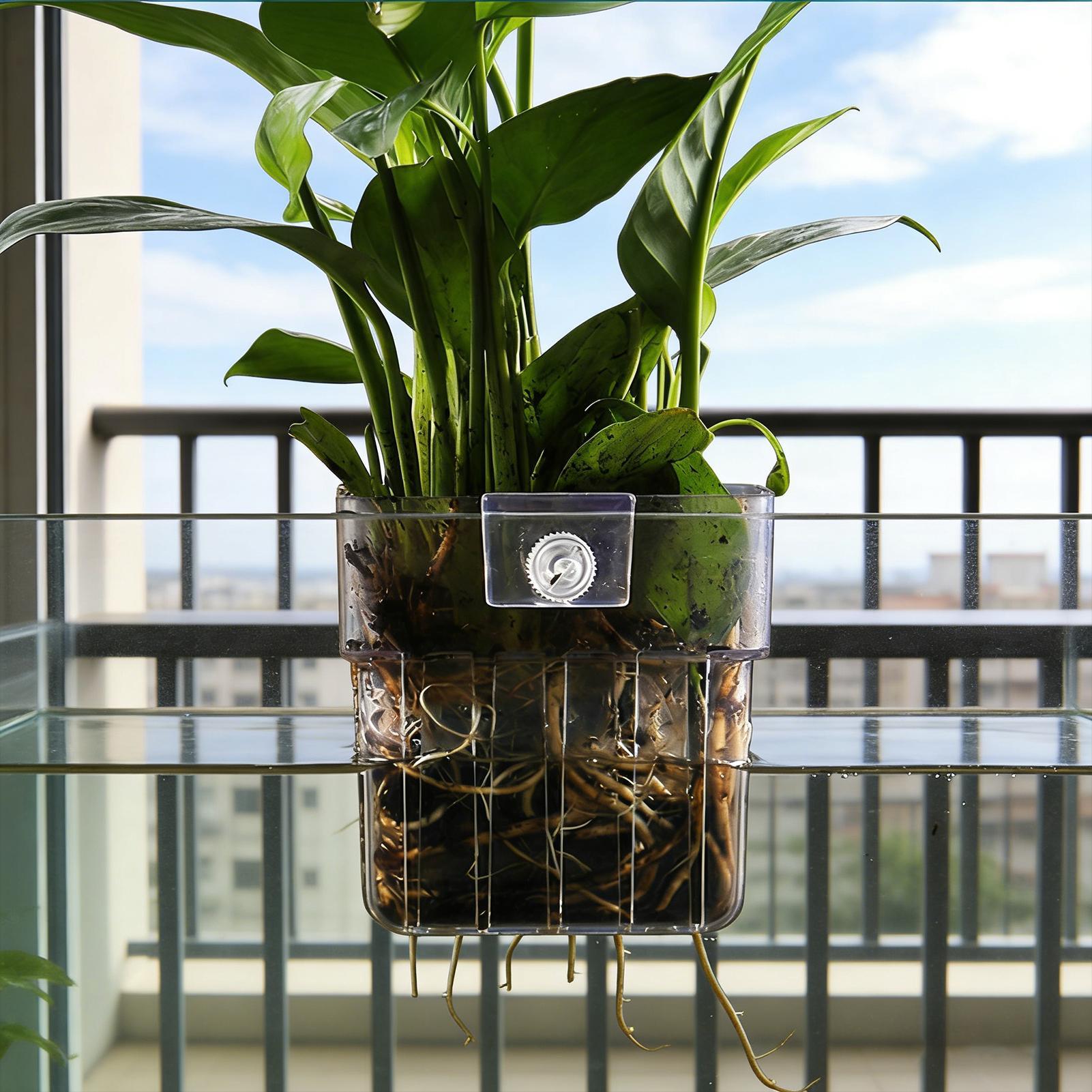 Прозрачная подвесная корзина д – обзор и цена Plant Aquarium Pot