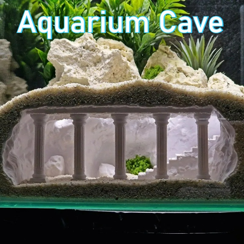 3D-печатная пещера для аквариу – обзор и цена Aquarium Plants Live