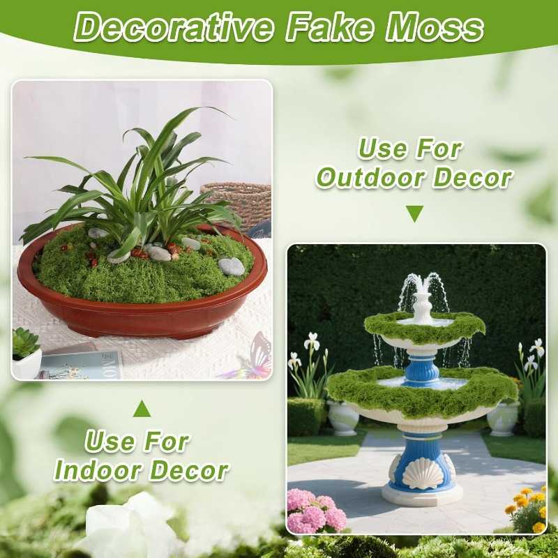Искусственный зеленый мох для  – обзор и цена Aquarium Moss